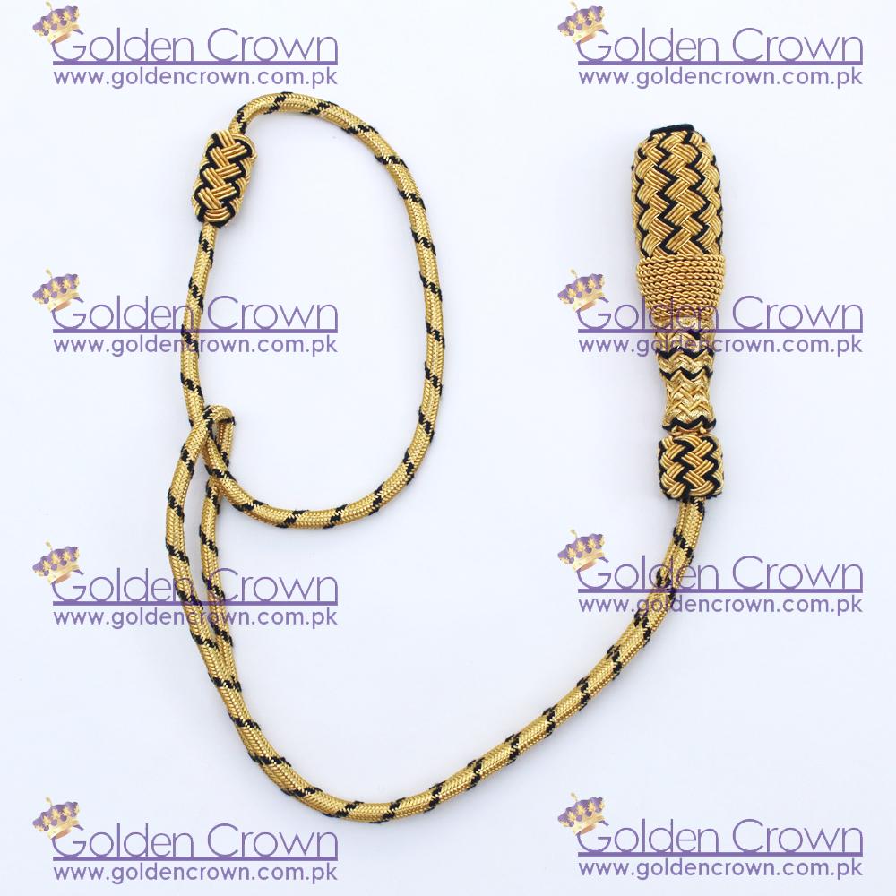 Product image - Military Sword Knot, Military Sword Knot Supplier, Sword Knot Supplier, Officers Sword Knot, Militaria swords knots, French Military Sword Knots, Sword Knot, Sword Knot Supplier and Manufacturer,https://goldencrown.com.pk/products/c1031_Military-Ceremonial-Uniforms-Accessories-Manufacture/c1057_Sword-Knots-Military-Sword-Knots-Military-Sword-Knot/i5850_Sword-KnotsRoyal-Navy-Sword-Knot.aspx